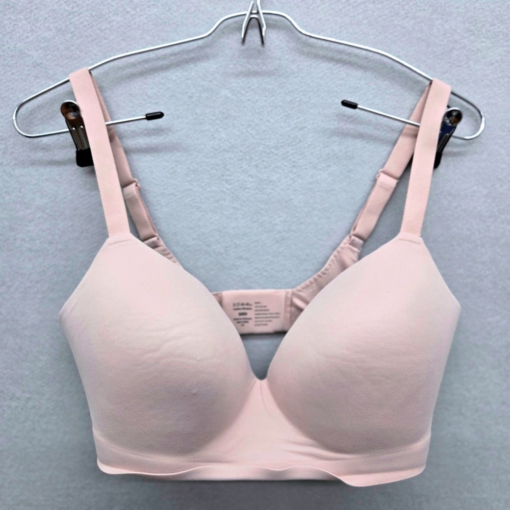 Soma Enbliss Wireless Full Coverage Bra Pretty Pink Soft Comfort Lingerie 38D